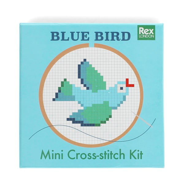 Radošais komplekts Cross-stitch Kit Blue Bird – Rex London