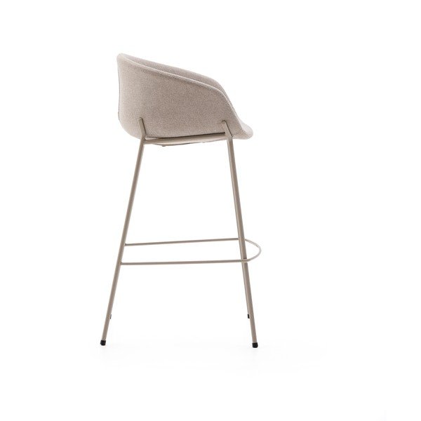 Bēšs bāra krēsls (sēdekļa augstums 75 cm) Yvette – Kave Home-image-4