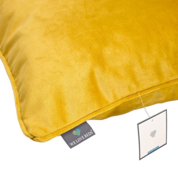 Dzeltena spilvendrāna WeLoveBeds Dijon, 40 x 60 cm-image-2