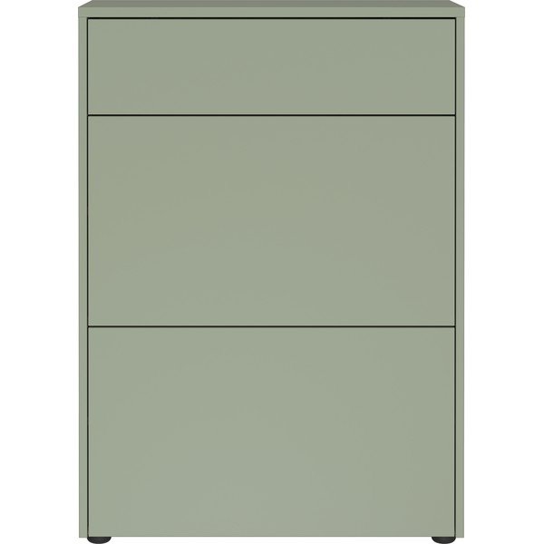 Dūmakaini zaļš matēts skapītis 70x99x34 cm Binetto – Germania-image-3