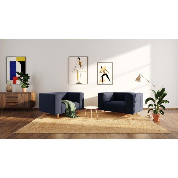Tumši zils samta   atpūtas krēsls Kukumo – Ame Yens-image-4