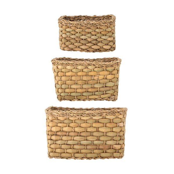 Uzglabāšanas grozi no jūraszāles (3 gab.) 26x16x16 cm Ramon – Bloomingville-image-3