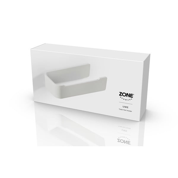 Balts metāla sienas tualetes papīra turētājs Ume – Zone-image-3