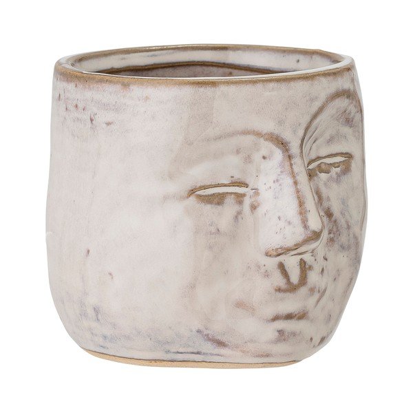 Gaiši bēšs māla svečturis Bloomingville Nowa Votive, augstums 7 cm-image-3