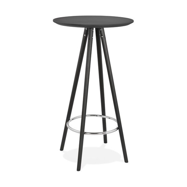 Melns bāra galds Kokoon Deboo, augstums 110 cm