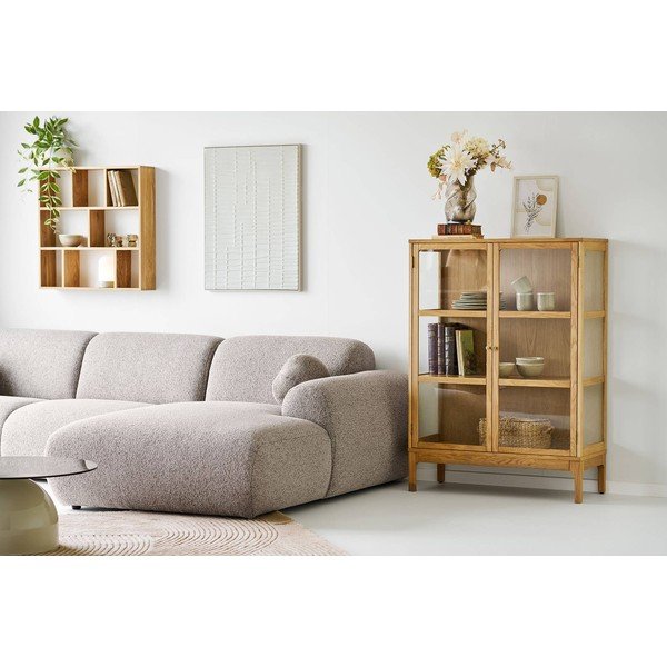 Pelēkbēšs stūra dīvāns (ar labo stūri/ar zvilni) Clyde – House Nordic-image-3