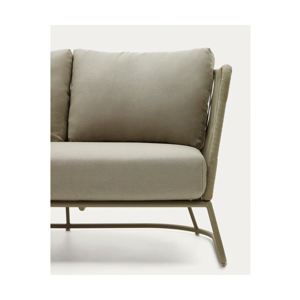 Haki tērauda dārza dīvāns Saconca – Kave Home-image-3