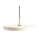Krēmkrāsas LED piekaramā lampa ar regulējamu spilgtumu un metāla abažūru ø 43 cm Asteria Plus Medium – UMAGE