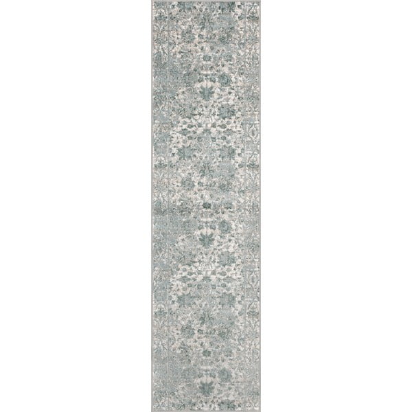 Dūmakaini zils celiņa paklājs 80x300 cm Sensi Tris – FD