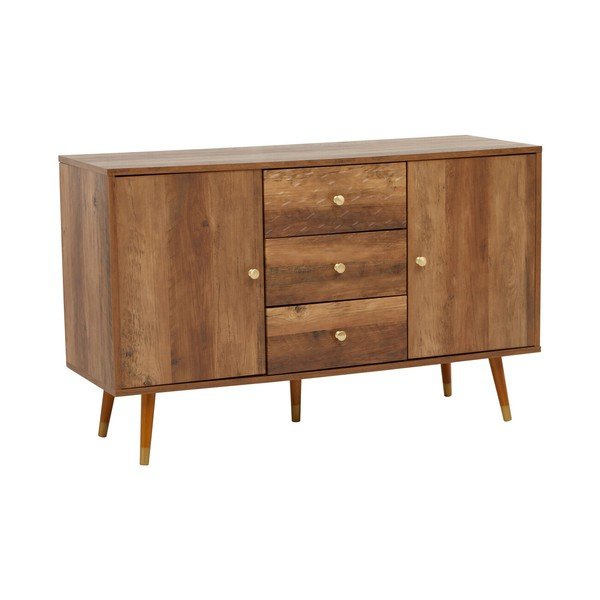 Tumša dabīga toņa kumode 114x70x39 cm Frida – Premier Housewares