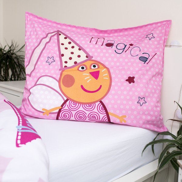 Bērnu kokvilnas gultasveļa Jerry Fabrics Peppa Pig, 140 x 200 cm-image-4