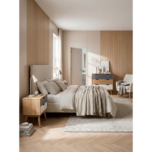 Masīvkoka priedes kumode Marckeric Cusco, platums 80 cm-image-1