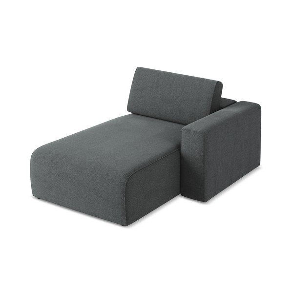 Pelēka modulārā dīvāna daļa (ar labo stūri) Kalea – Makamii-image-2