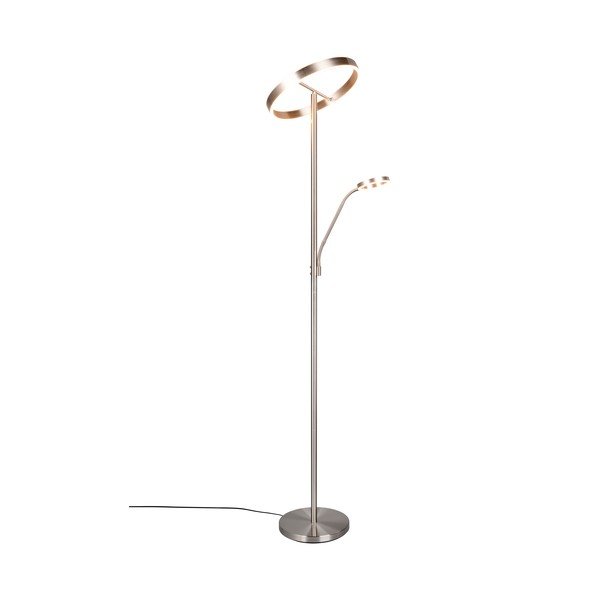 Sudraba krāsas LED stāvlampa (augstums 180 cm) Willis – Trio-image-3