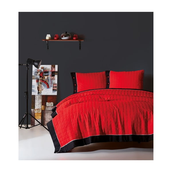 Divvietīga gultas veļa Martina Black, 240 x 220 cm