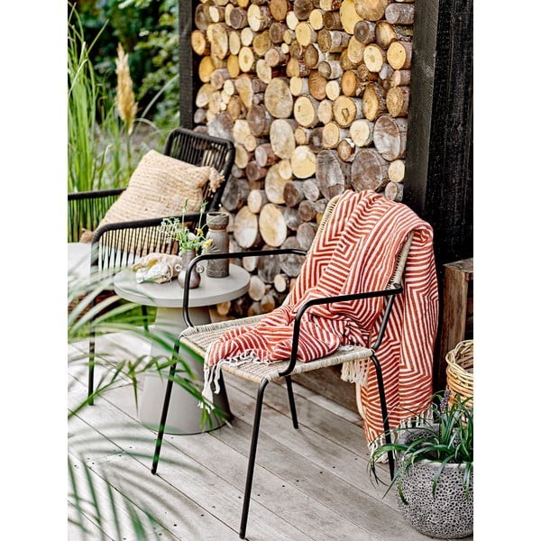 Brūna māla rokām darināta vāze (augstums 21 cm) Gerde – Bloomingville-image-2