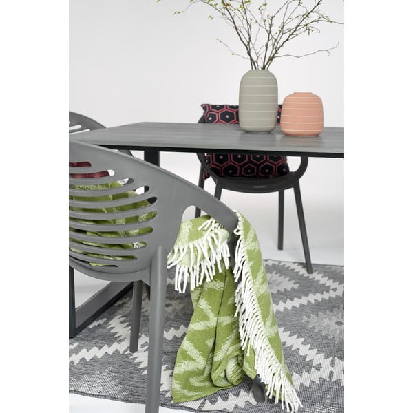 Pelēks dārza mēbeļu komplekts ar 6 krēsliem Le Bonom Joanna Strong-image-1