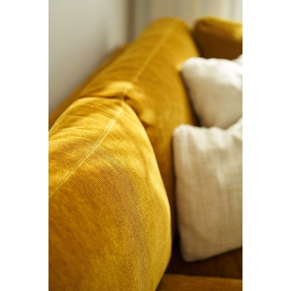 Tumši dzeltens stūra dīvāns Sigge – Sits-image-3