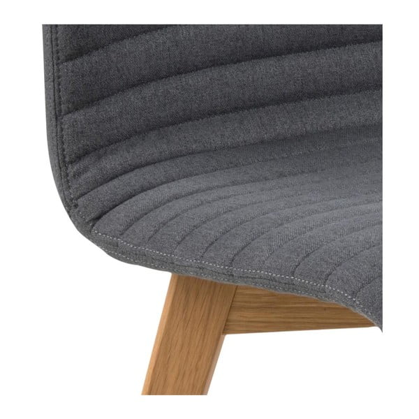 Pelēki/dabīga toņa pusdienu krēsli (2 gab.) Arosa – Actona-image-4