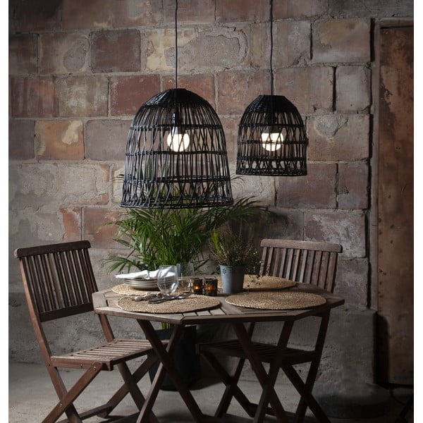 Melns abažūrs ø 48 cm Knute – Star Trading-image-3