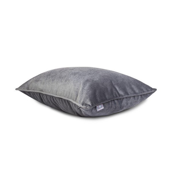 Pelēka spilvendrāna WeLoveBeds Dark, 50 x 50 cm-image-2
