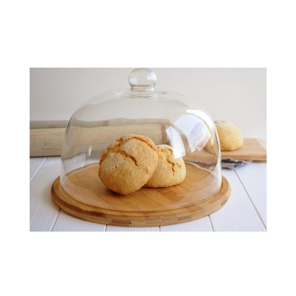 Bambusa griešanas dēlītis ar stikla vāku Bambum Focus-image-1