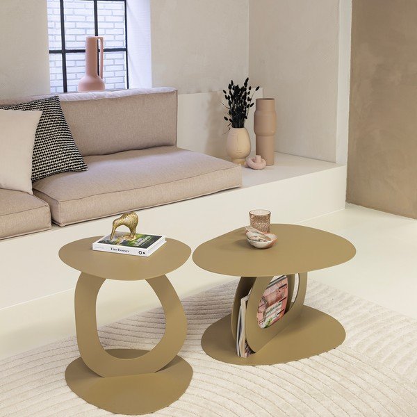 Metāla sānu galdiņš 39x46 cm Alto – Spinder Design-image-1