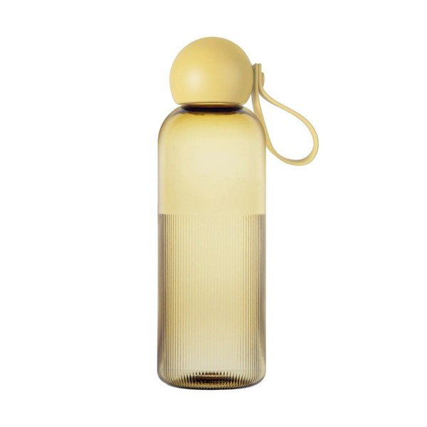 Dzeltena pārstrādātas plastmasas pudele ceļojumiem 600 ml Ture – Sagaform