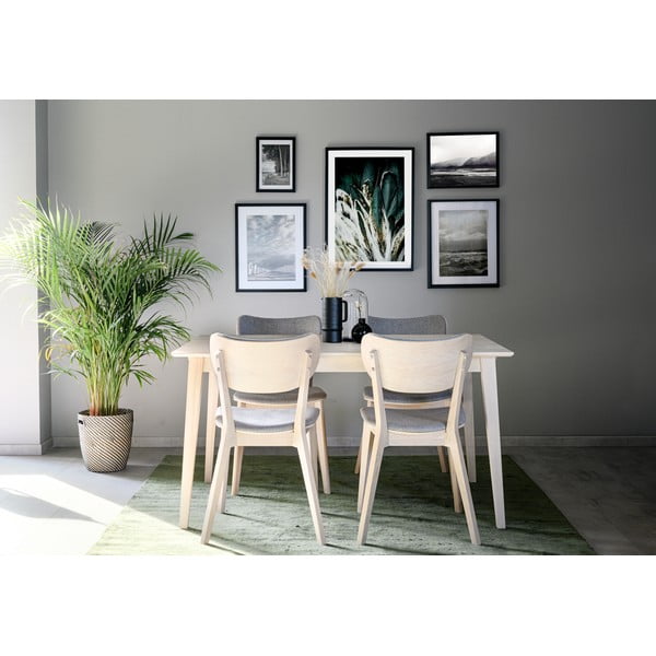 Matēts lakots ēdamgalds no ozolkoka Rowico Filippa, 140 x 90 cm-image-1