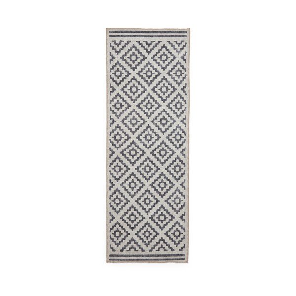 Pelēks mazgājams celiņa paklājs 76x230 cm Coral Grey – Think Rugs