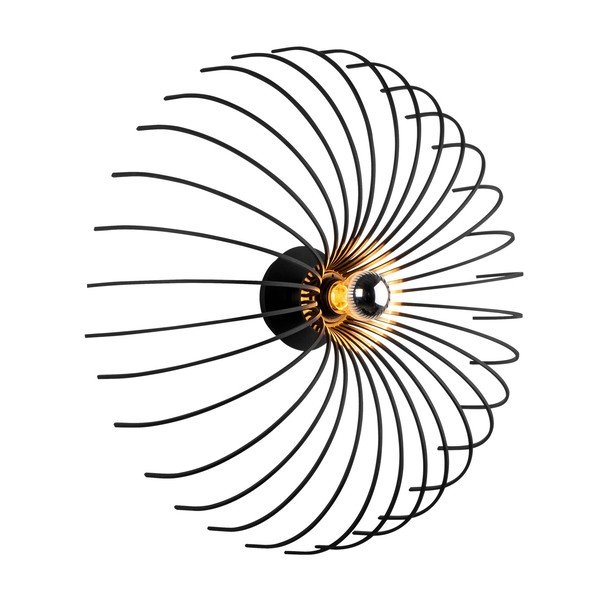 Melna sienas lampa Opviq lights Aspendos, ø 56 cm-image-2