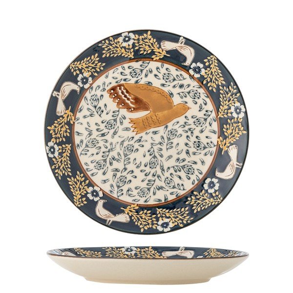 Zils deserta akmensmasas šķīvis ø 16 cm Hezha – Bloomingville-image-3