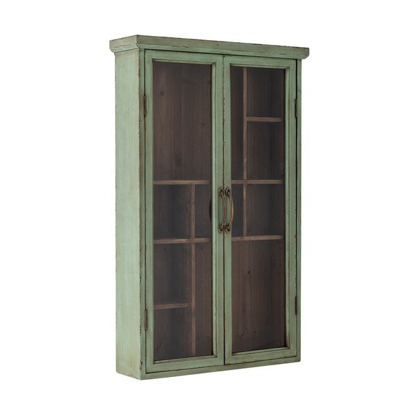 Zaļa egles masīvkoka vitrīna 13,5x80 cm Hazem – Bloomingville-image-2