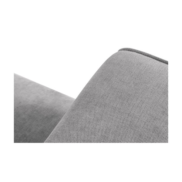 Gaiši pelēks stūra dīvāns (ar maināmu stūri) Esther – Milo Casa-image-4