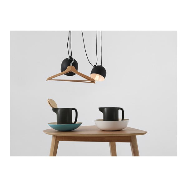 Melna griestu lampa ar 2 spuldzēm CustomForm Popo-image-1