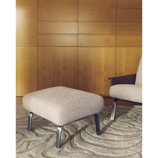Bēšs ar rokām darināts paklājs no vilnas maisījuma 160x230 cm Tribet – Kave Home-image-1