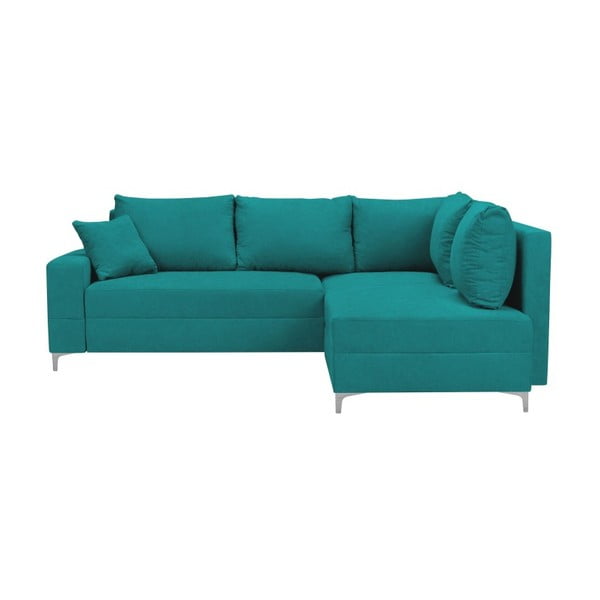 Tirkīza Windsor & Co Sofas Zeta dīvāns, labais stūris