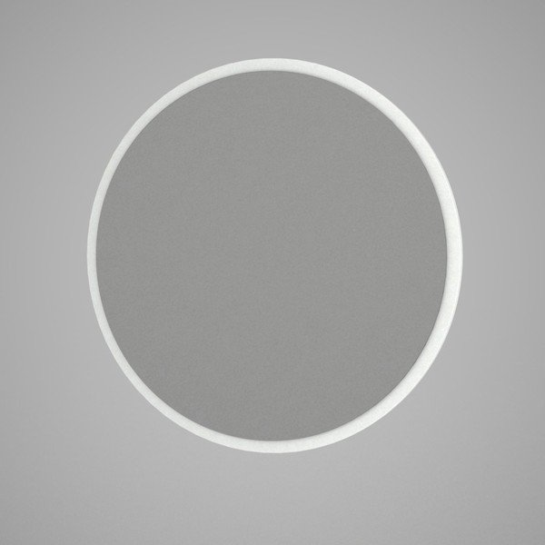 Apaļš sienas spogulis baltā rāmī Glob, ⌀ 59 cm-image-2