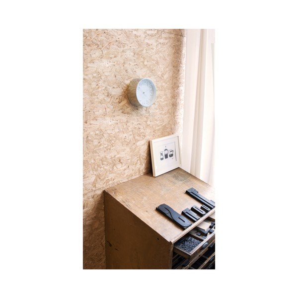 Sienas pulkstenis ar sudraba detaļām Karlsson Stout, ⌀ 22 cm-image-2