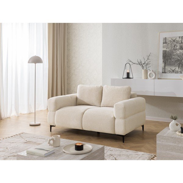 Krēmkrāsas dīvāns 154 cm Helio – Ropez-image-2