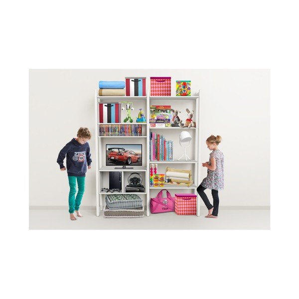 Balts bērnu plaukts Flexa Shelfie Gama, augstums 189,2 cm-image-1