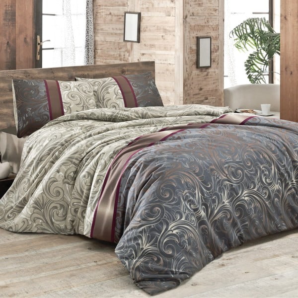Divguļamā gultasveļa ar palagu un 2 spilvendrānām Hurrem, 200 x 220 cm