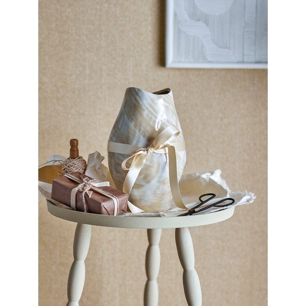 Bēša māla vāze (augstums 31 cm) Obsa – Bloomingville-image-2