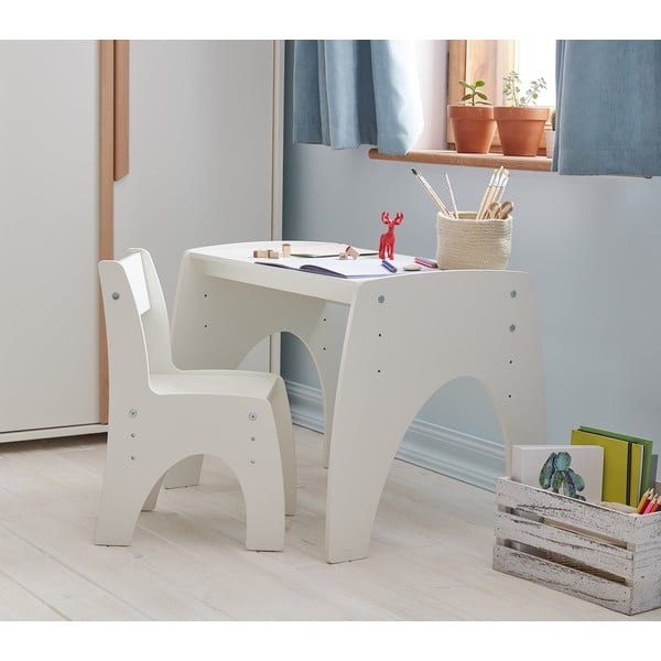 Balts bērnu krēsls Klips – Pinio-image-1