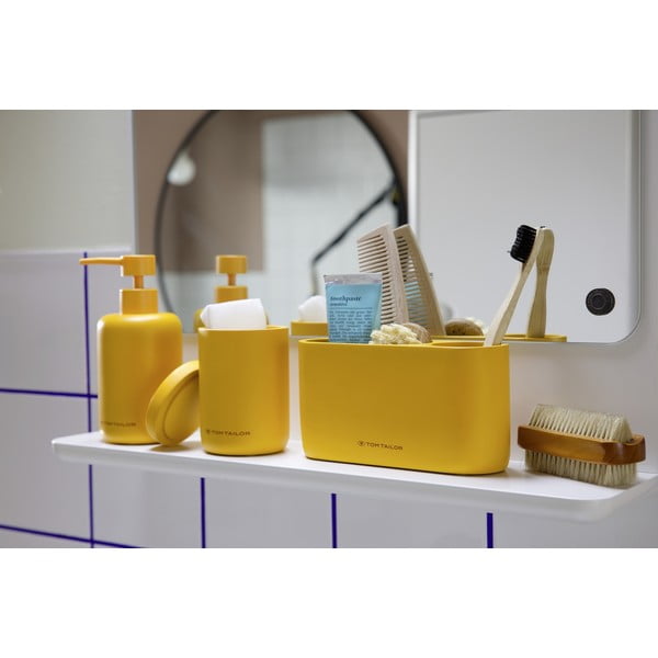 Sinepju dzeltens polirezīna trauks zobu birstei Tom Tailor T-Color Bath – Wenko-image-3
