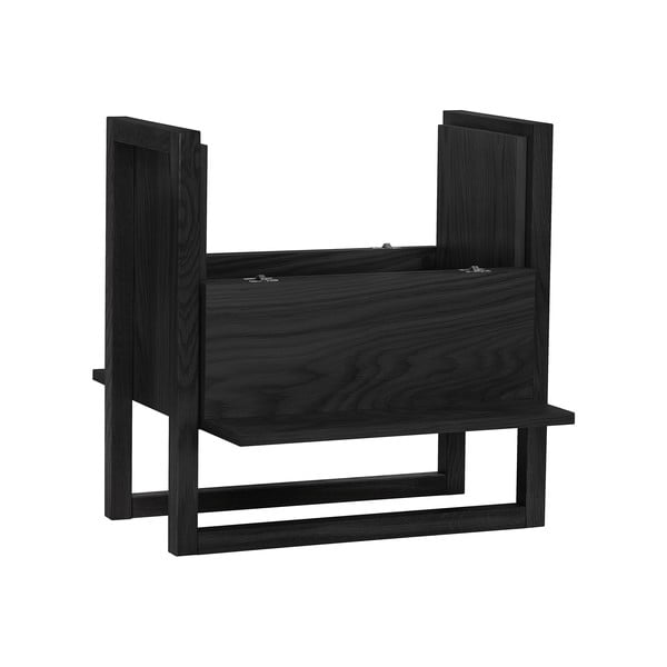 Melns ozolkoka vīna statīvs 59x60 cm NewEst – Woodman-image-3