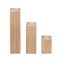 Koka svečturi (3 gab.) Dreva – Blomus