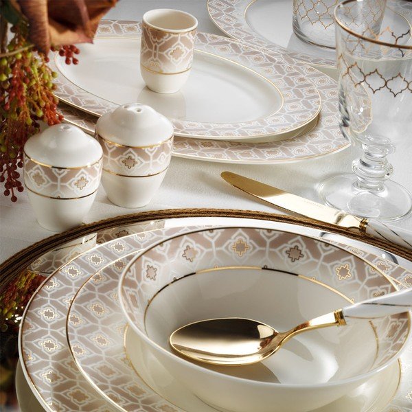 28 gabalu porcelāna trauku komplekts Kutahya Lola-image-1