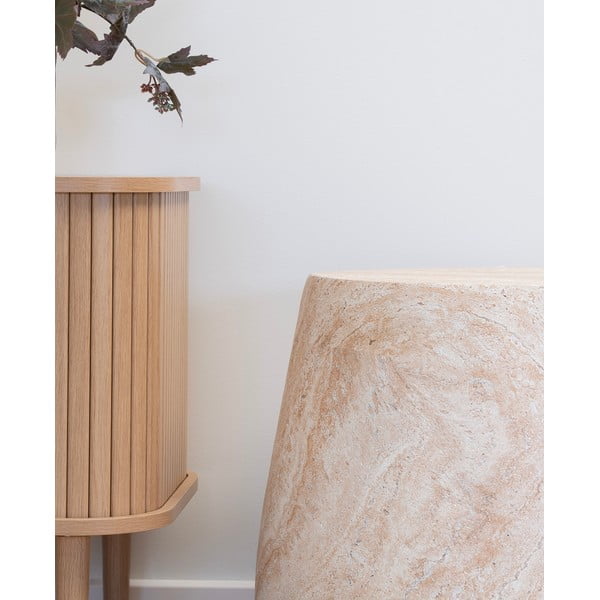 Akmens apaļš dārza galdiņš ø 47,5 cm Bonn – House Nordic-image-1