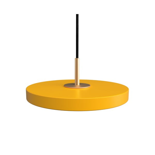 Dzeltena LED piekaramā lampa no metāla ø 15 cm Asteria Micro – UMAGE